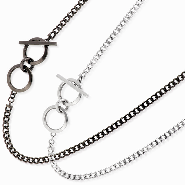 Sweet Rose ステンレスペアネックレス