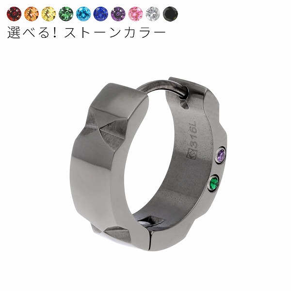 Sweet Rose ステンレスピアス(片耳用)