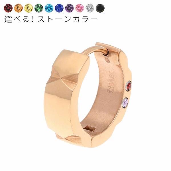 Sweet Rose ステンレスピアス(片耳用)