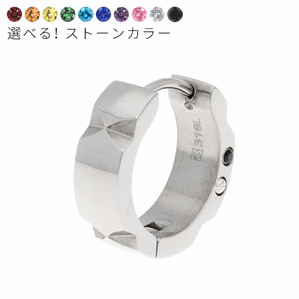 Sweet Rose ステンレスピアス(片耳用)