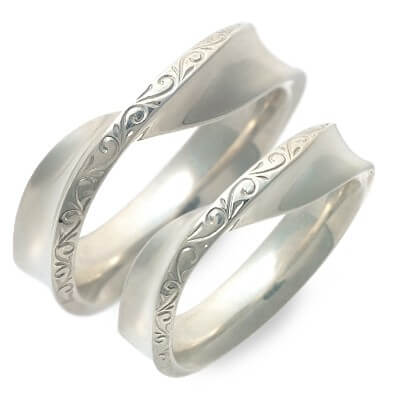 Bluecat Homme シルバーペアリング