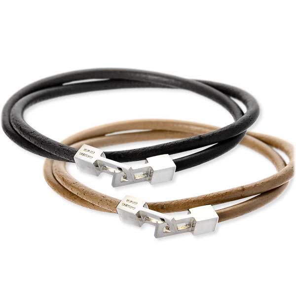 レザーペアブレスレット