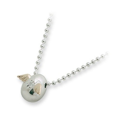 天使の卵 シルバーネックレス