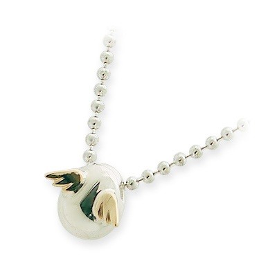 天使の卵 シルバーネックレス