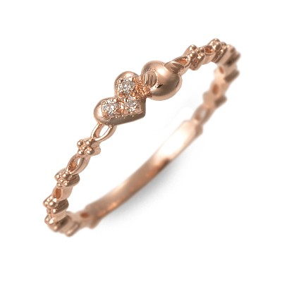 天使の卵 ピンクゴールドリング