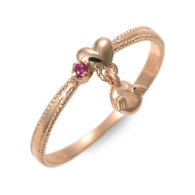 天使の卵 ピンクゴールドリング