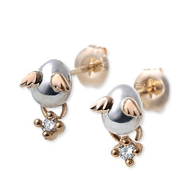 天使の卵 シルバースタッドピアス