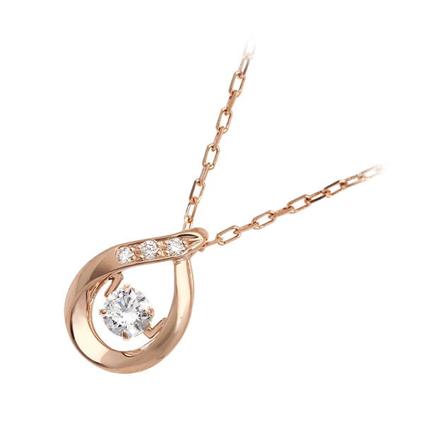 MOMAJ ピンクゴールドネックレス