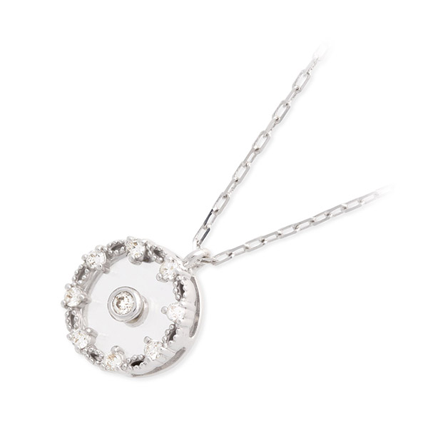 MOMAJ ホワイトゴールドネックレス