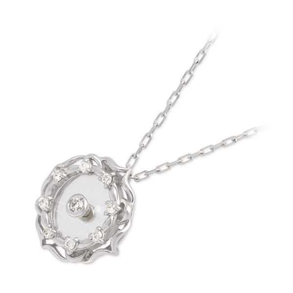 MOMAJ ホワイトゴールドネックレス