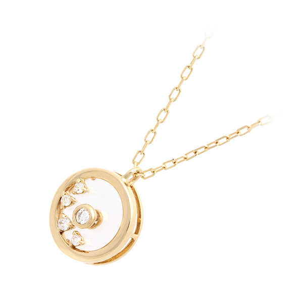 MOMAJ イエローゴールドネックレス