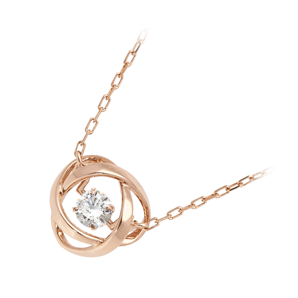 MOMAJ ピンクゴールドネックレス