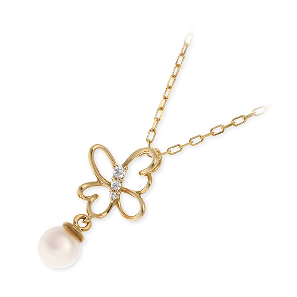 MOMAJ イエローゴールドネックレス