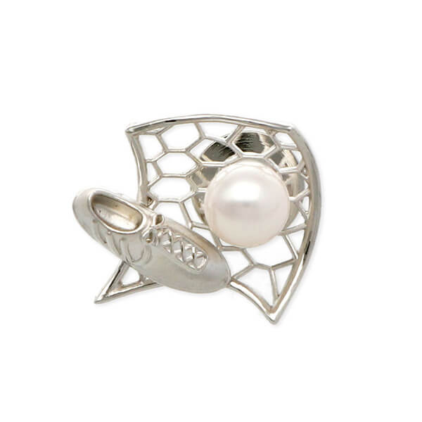 First Pearl for me シルバーブローチ