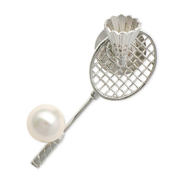 First Pearl for me シルバーブローチ