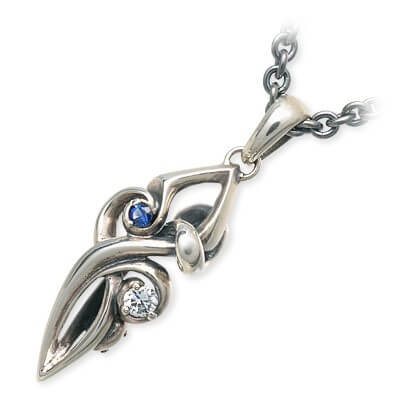 Ijeluna シルバーネックレス