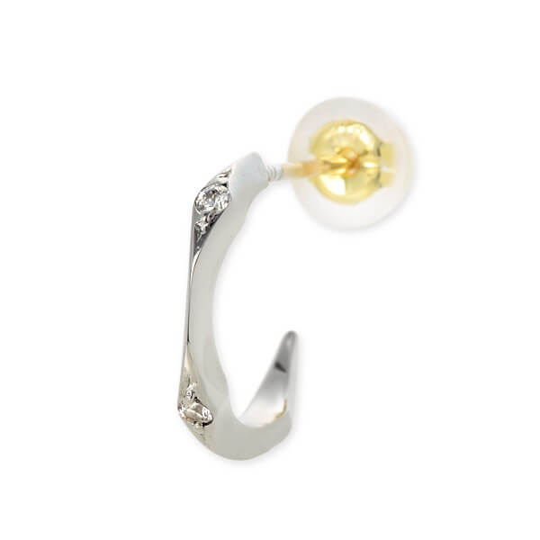 Velvet Lounge シルバーピアス(片耳用)