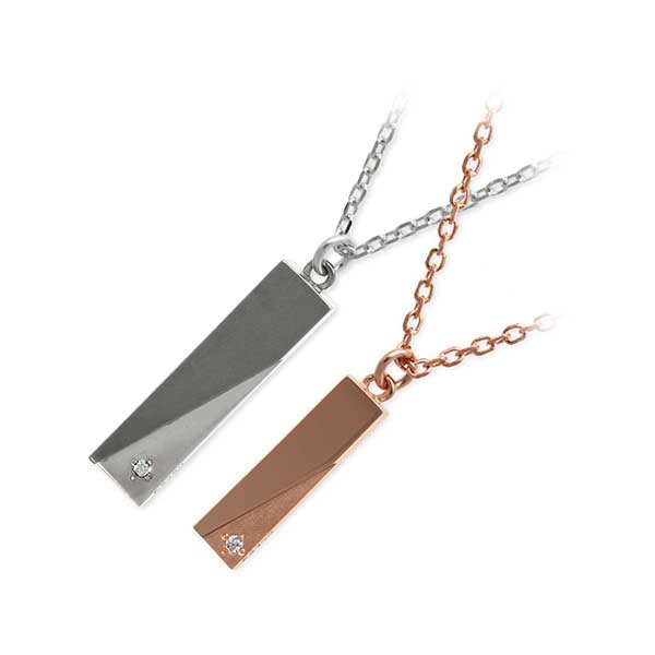 PINKY&DIANNE シルバーペアネックレス