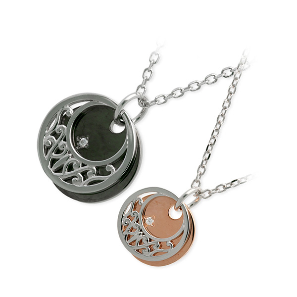 PINKY&DIANNE シルバーペアネックレス