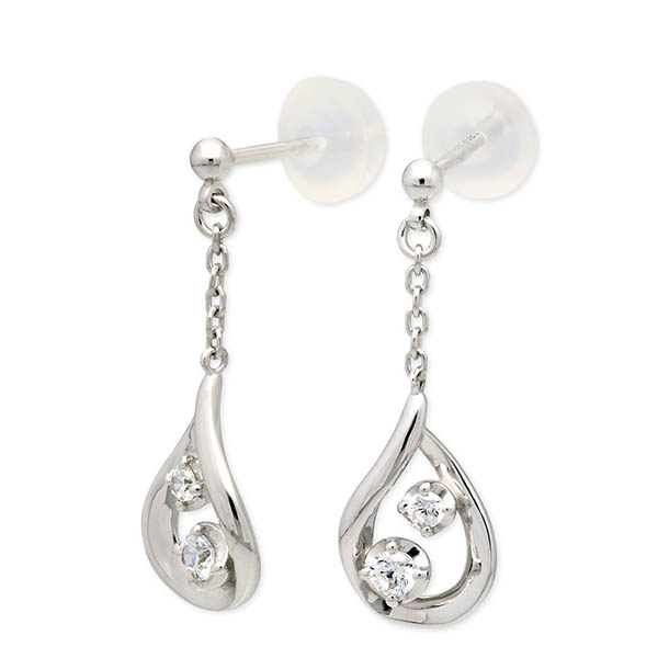 PINKY&DIANNE シルバースタッドピアス