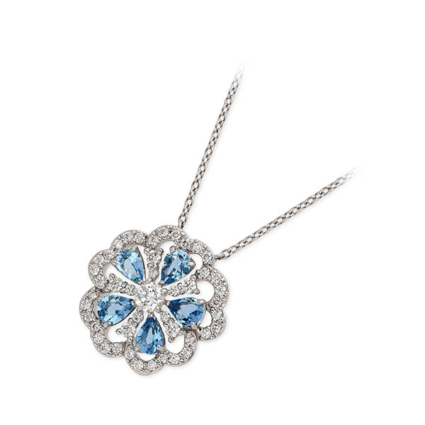 Lumineve Jewelry ホワイトゴールドネックレス