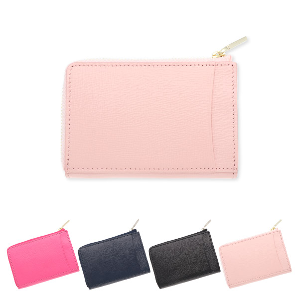 THE KISS レザーマルチケース 財布 カード入れ 名入れ可 日本製 4色 本革