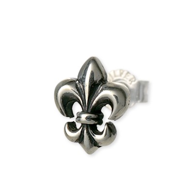 WOLFMAN B.R.S シルバースタッドピアス(片耳用)