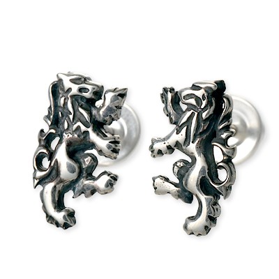 WOLFMAN B.R.S シルバースタッドピアス