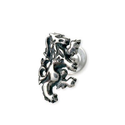 WOLFMAN B.R.S シルバースタッドピアス(片耳用)