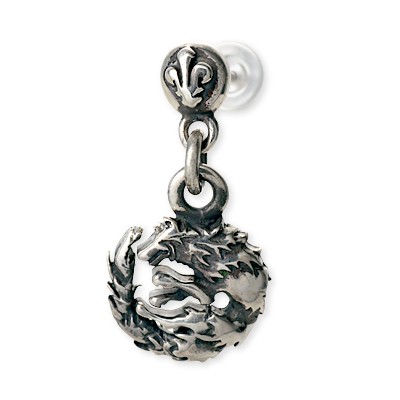 WOLFMAN B.R.S シルバースタッドピアス(片耳用)