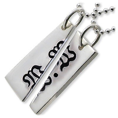 William Walles シルバーペアネックレス