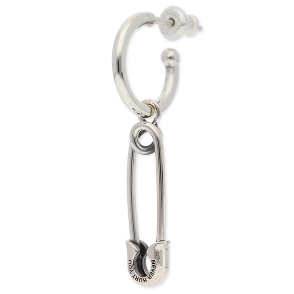 M'S COLLECTION シルバーフープピアス(片耳用)