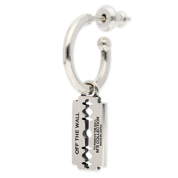 M'S COLLECTION シルバーフープピアス(片耳用)