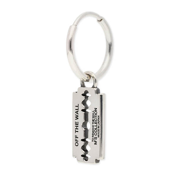 M'S COLLECTION シルバーフープピアス(片耳用)