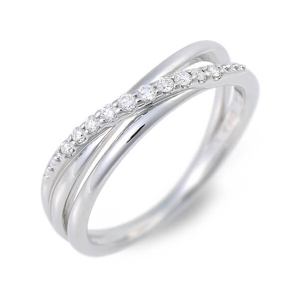 WISP ホワイトゴールドリング