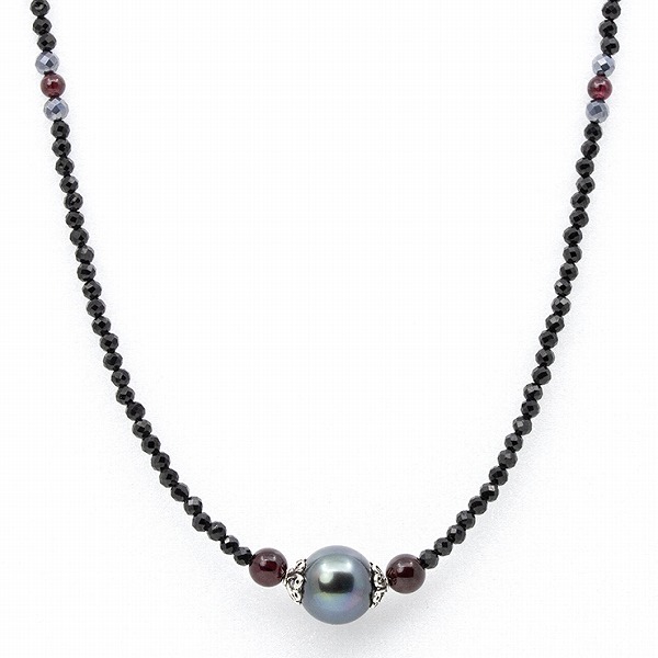 X.G ブラック貝パール ネックレス