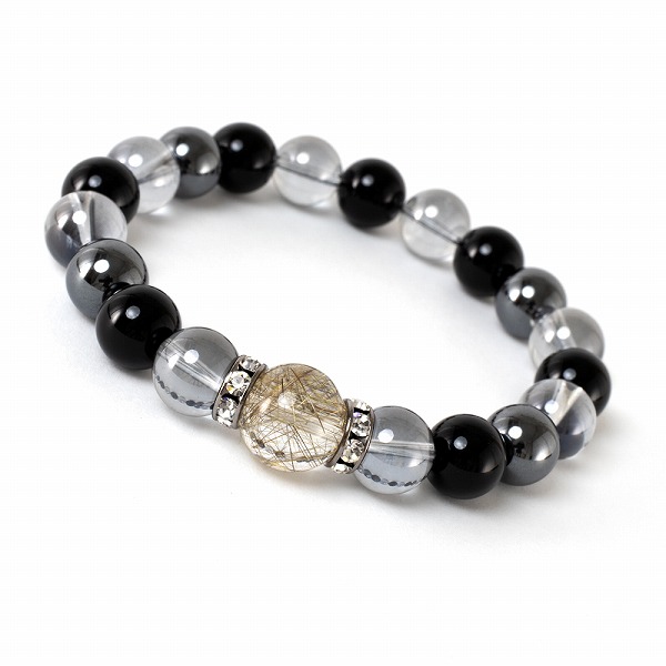 X.G オーラブレス シルバールチルクォーツ12mm