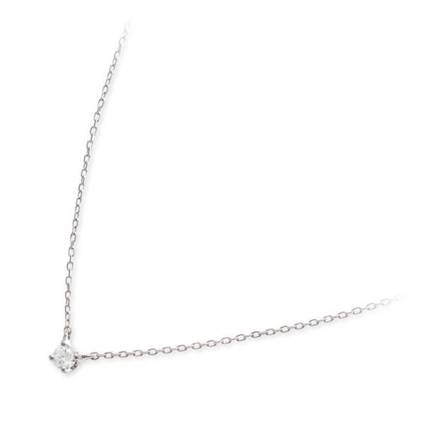 WISP ホワイトゴールドネックレス