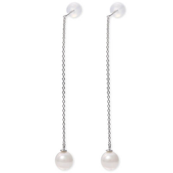 WISP ホワイトゴールドピアス