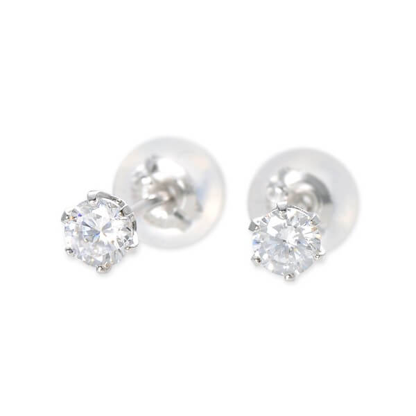 WISP ホワイトゴールドピアス