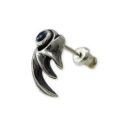 M'S COLLECTION シルバースタッドピアス(片耳用)