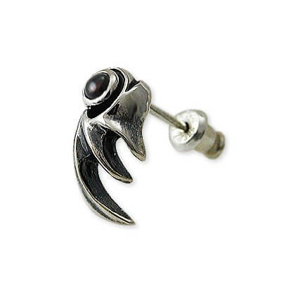 M'S COLLECTION シルバースタッドピアス(片耳用)