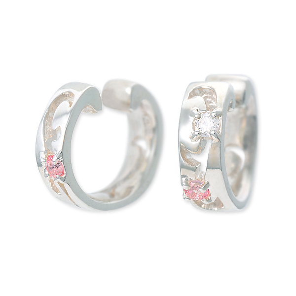 UZUOU シルバーイヤークリップ