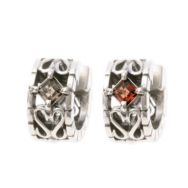 UZUOU シルバーペアイヤーカフ