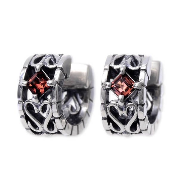 UZUOU シルバーイヤリング