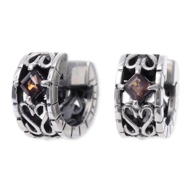 UZUOU シルバーイヤリング