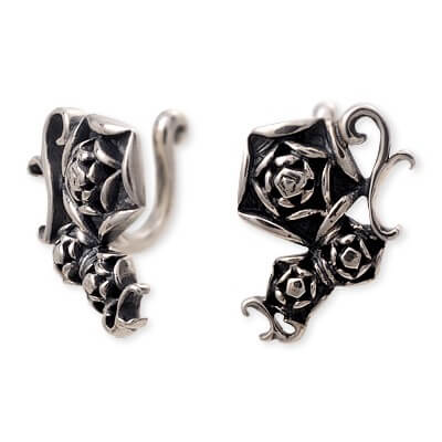 UZUOU シルバーイヤリング