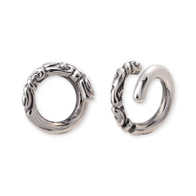 UZUOU シルバーイヤリング