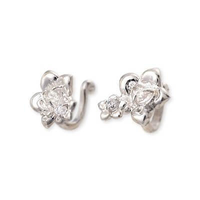 UZUOU シルバーイヤリング