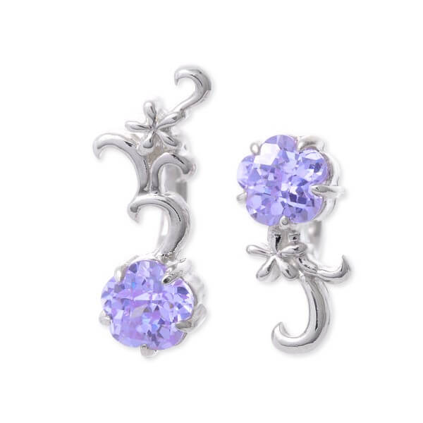 UZUOU シルバーイヤリング